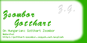 zsombor gotthart business card